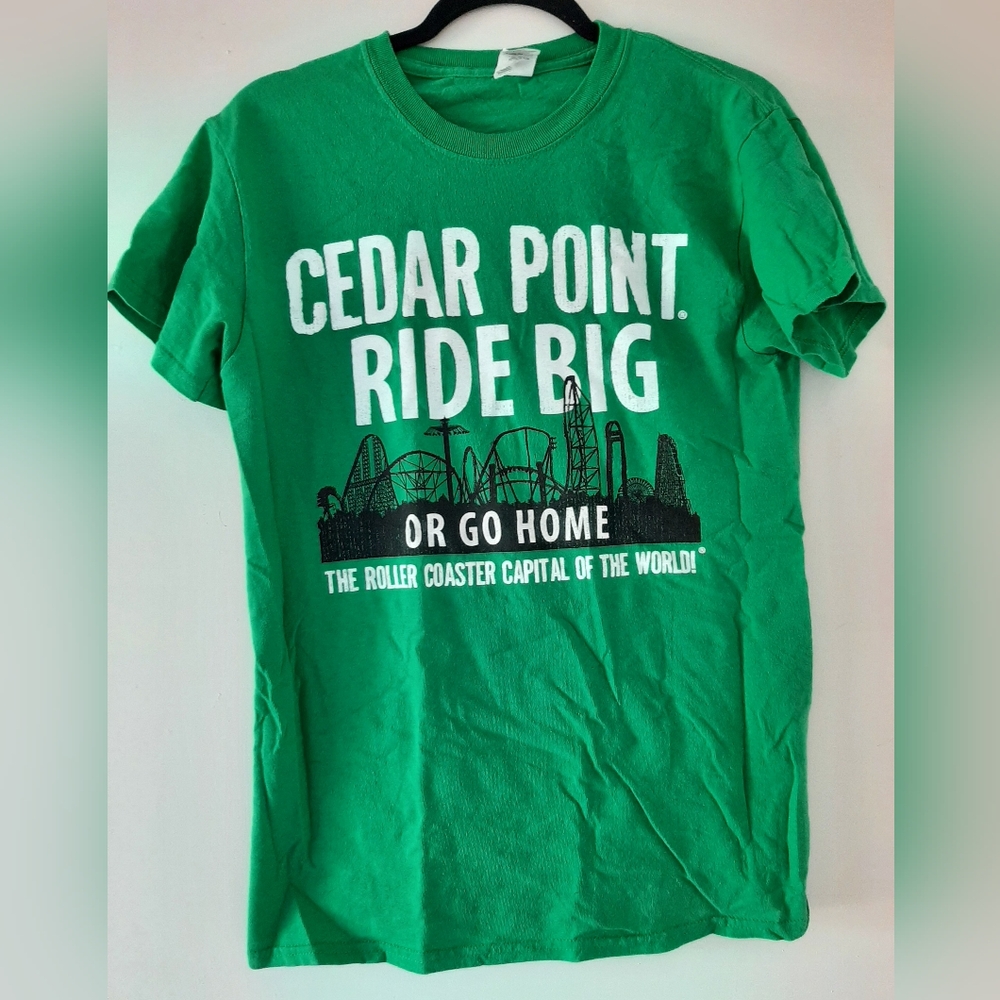 Green Cedar Point T-Shirt - Small